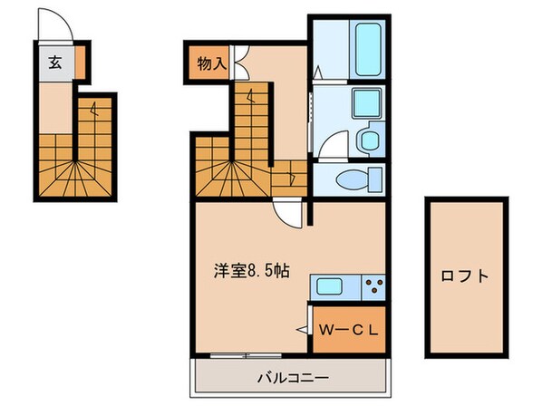 Ｌｅａｆ九大学研都市の物件間取画像